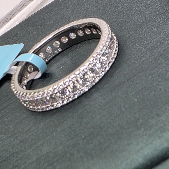 💎 Sterling Silver Moissanite Eternity Band – 1.50 VVS D Color 💎 - Picture 2 of 3